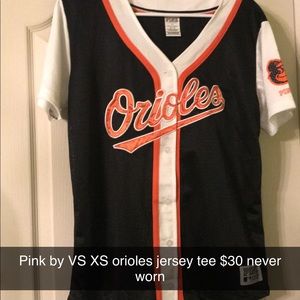 Pink by VS orioles jersey tee